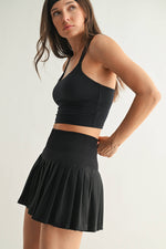 Venice Cloud Light Criss-Cross Sports Bra: SILKEN TAUPE