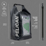 Pelican Marine Waterproof 5L Dry Bag (Stealth Black) - Phone Pouch: Stealth Black