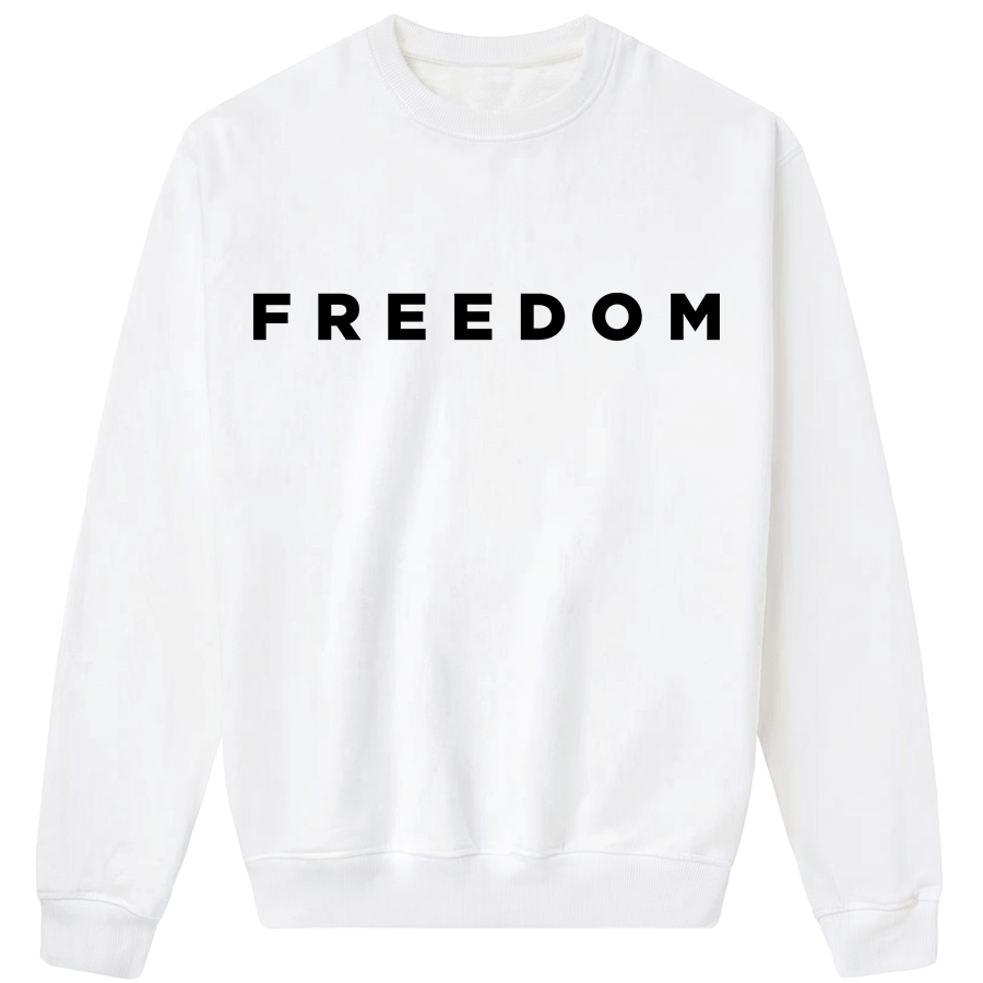 Freedom Crewneck - 4149: White / M