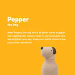 ASOBU Beige Dog Bestie Insulated Water Bottle 16oz