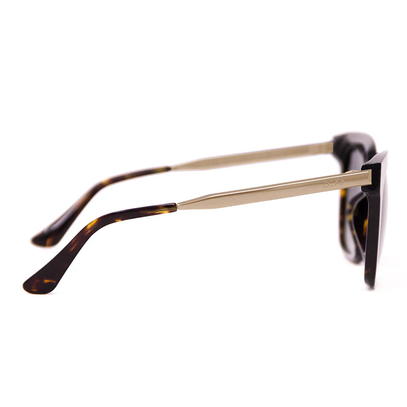 DIFF bella - amber tortoise + steel gradient + polorized