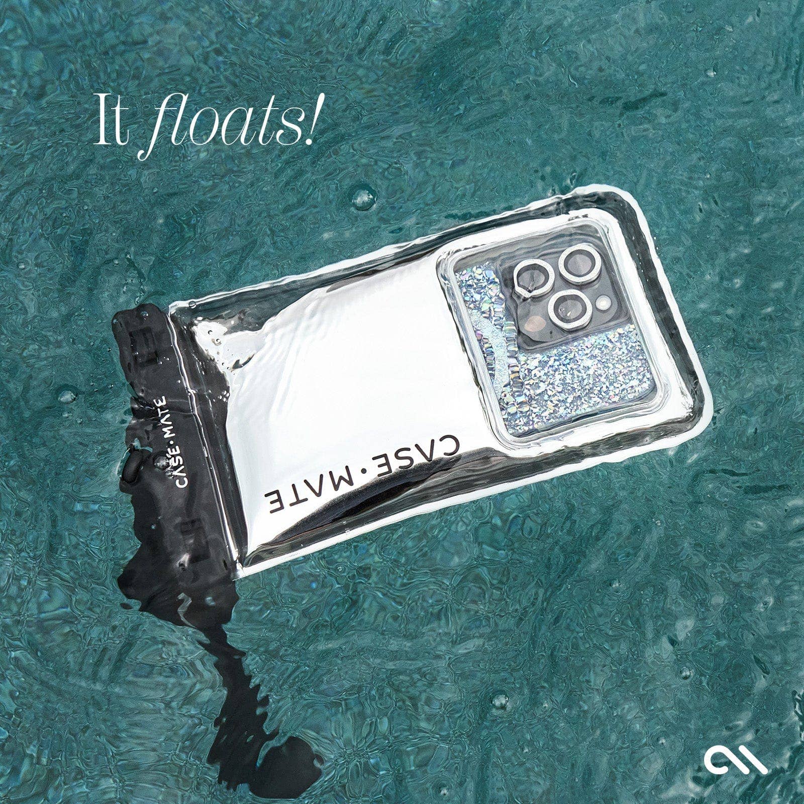 Case-Mate Waterproof Floating Phone Pouch: Sand Dollar