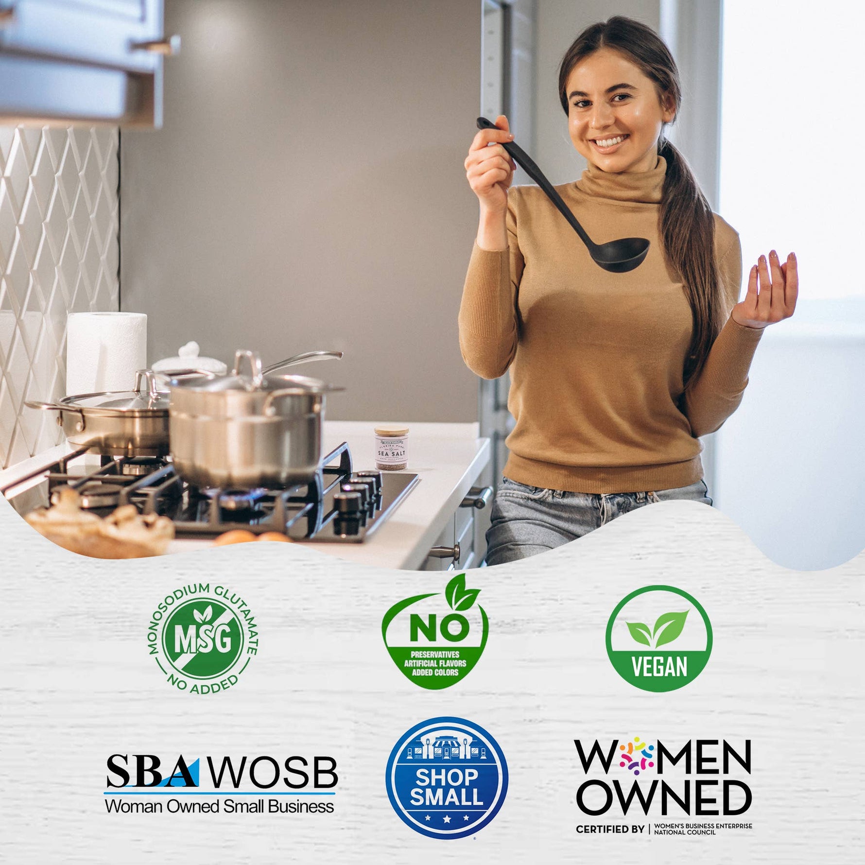 2.3oz Black Garlic Infused Sea Salt