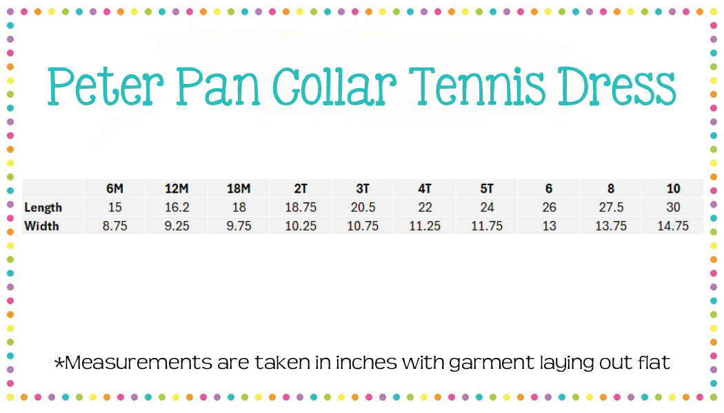 (Sizing Updated) Girls Peter Pan Collar Tennis Dress: Baby Blue / 2t