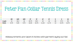 (Sizing Updated) Girls Peter Pan Collar Tennis Dress: Light pink / 6