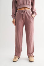 Highland Jacquard Lounge Pant: ROSE TAUPE