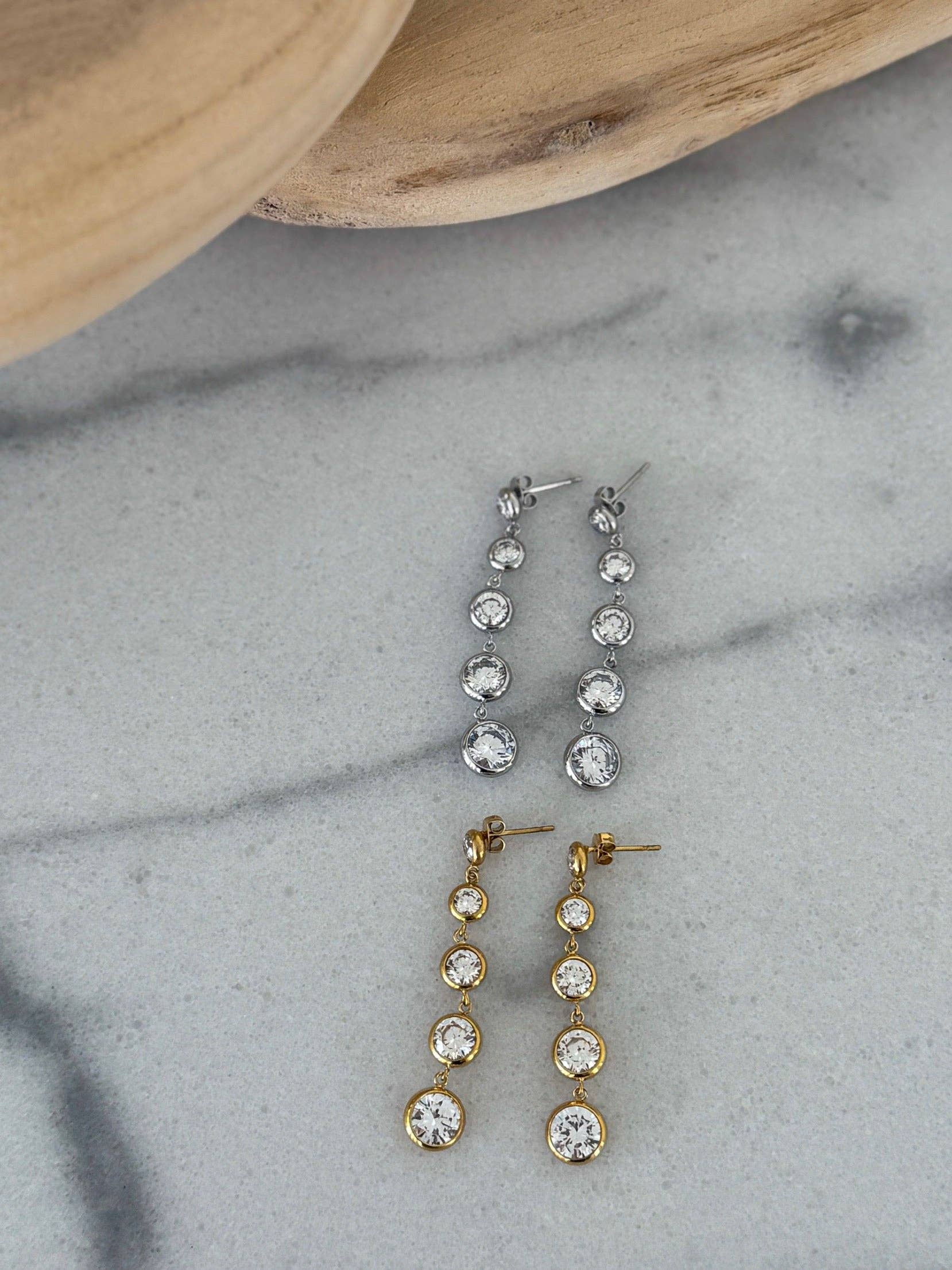 POLLY EARRINGS: SILVER