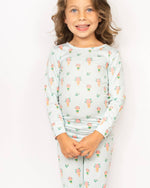 Kid's Love Blooms Here Long Sleeve Pajamas   White/Multi   Set of 2   -Asst.: 2T
