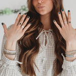 "Tide" Seashell Beach Vibe Hair Tie Rings