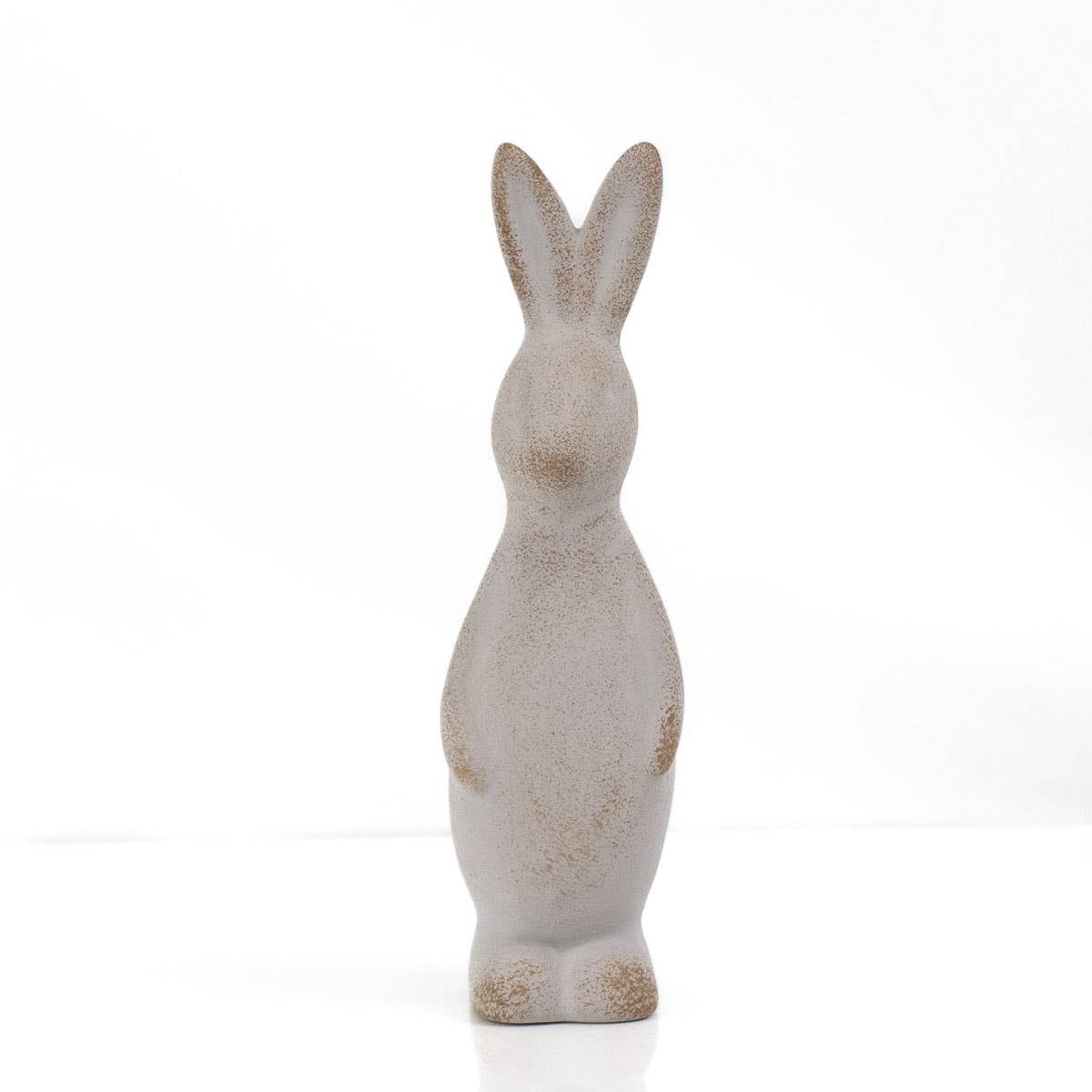 Aubrey Bunny Décor  Antique Gray 7"