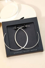 Secret Box Textured Hoop Gold Earrings