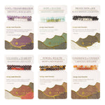 Crystal Gemstone Stretch Bracelets: CLEANSING AND STABILITY