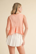 Perfect Layer Sleeveless Top: Pink / S