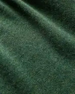 EMERALD COLLECTION Florida Mongolian Cashmere Crewneck Sweater in Forest Green Size L