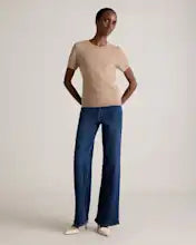 EMERALD COLLECTION "Florida" Mongolian Cashmere Short Sleeve in Tan - Size XL