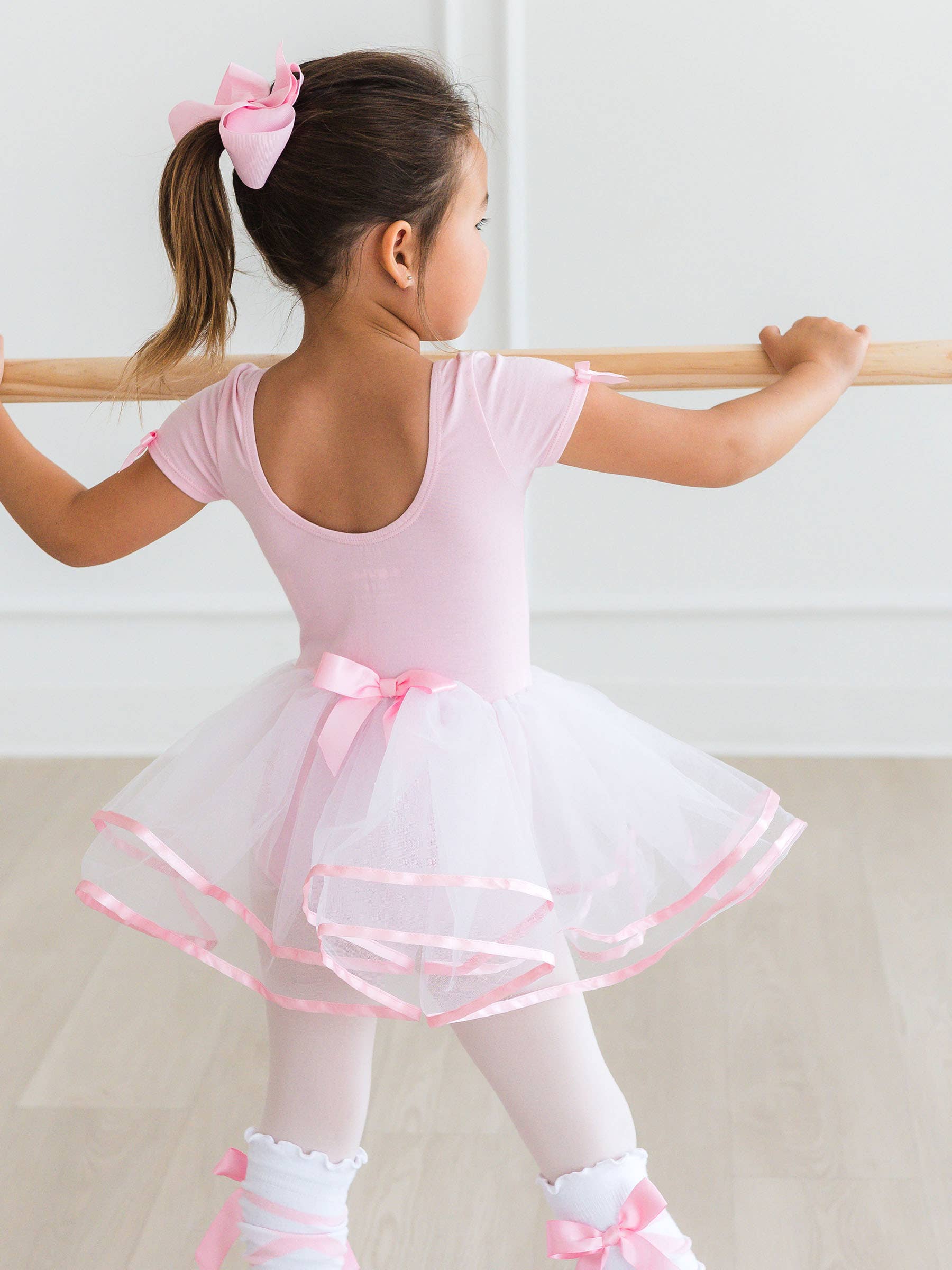 Girls Pink Signature Tutu Ballet Dance Leotard: Pink / 2T