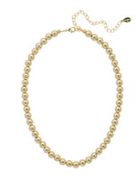 Sorrelli 10K Gold Plated Metal Beaded Tennis Necklace, 16-20in: Metallic