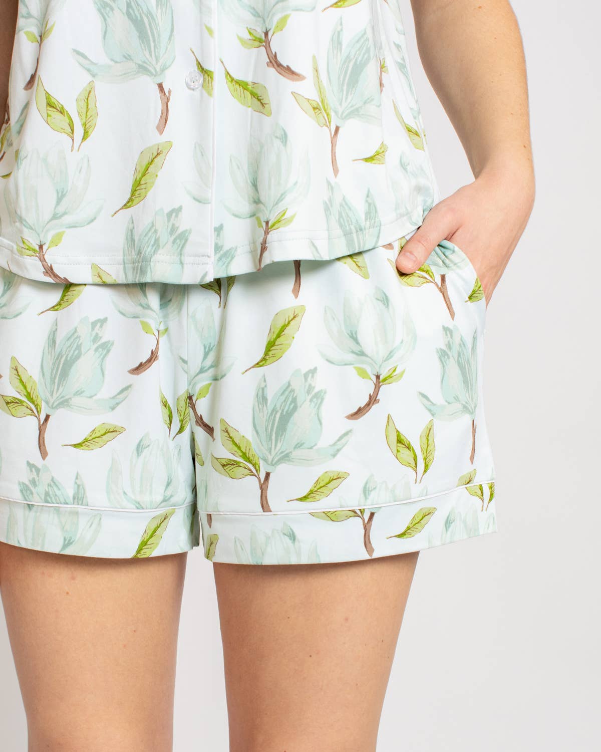 Audrey Sleep Shorts   Aqua/Multi   -Asst.: Medium