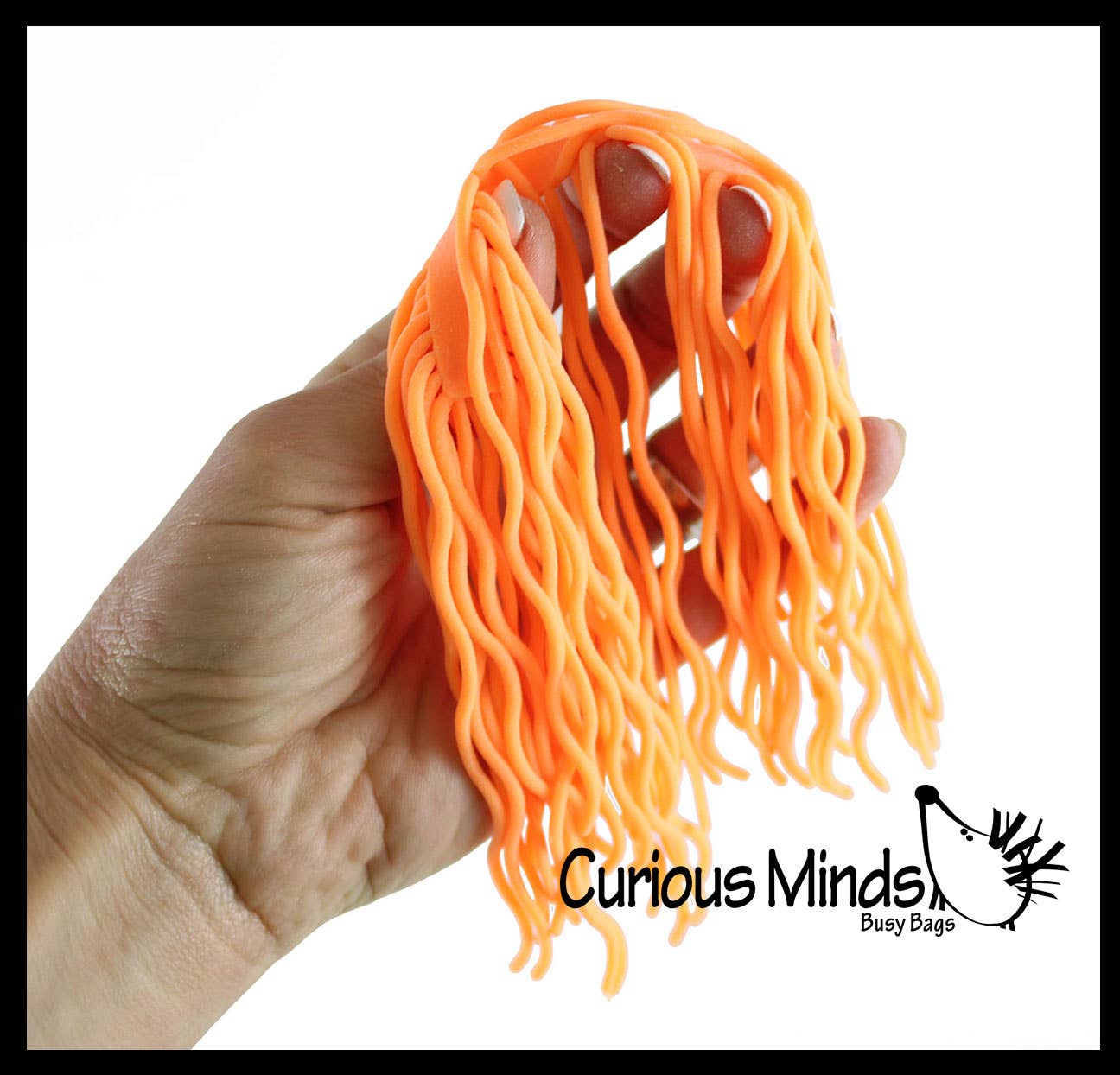 1 Pack of 3 Ramen Stretchy Noodle Strings Fidget Toy -