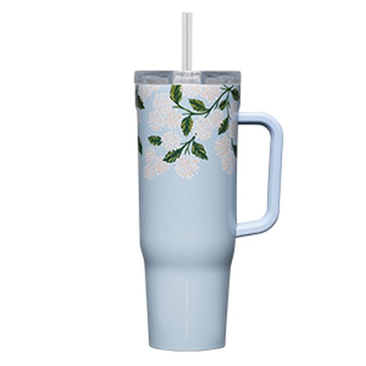 Cruiser - 40oz Rifle Paper - Gloss Blue Hydrangea