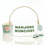 Paper Treat Cups - Mahj: Tube Packaging: 3.75" Dia x 6.75" H  ,   Paper Cup: 9 oz 2.75" H