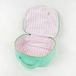 Green Terry Train Case