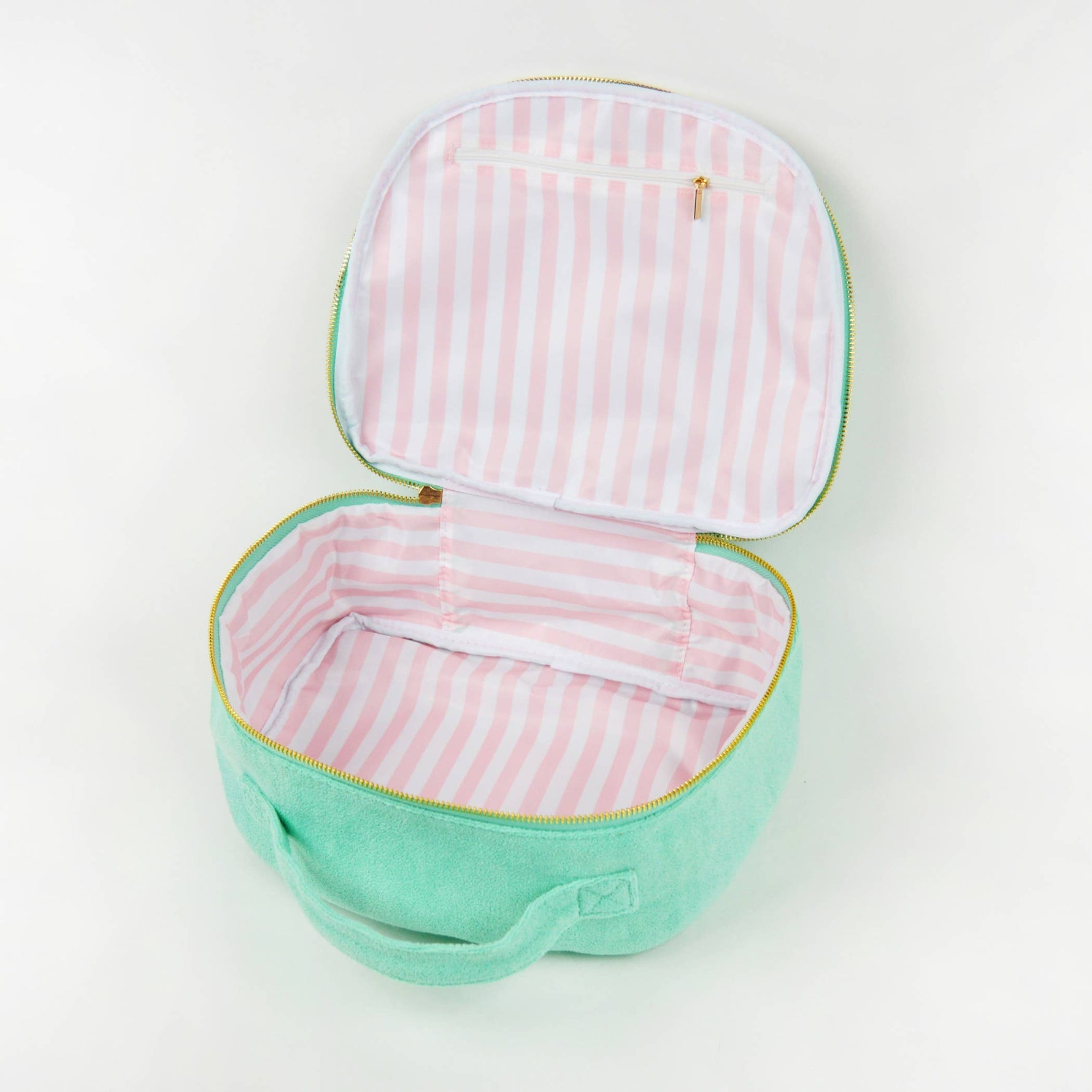 Green Terry Train Case