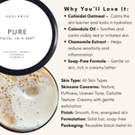 Pure Soothing Facial in a Bar™ | Oatmeal Soap Free Cleanser