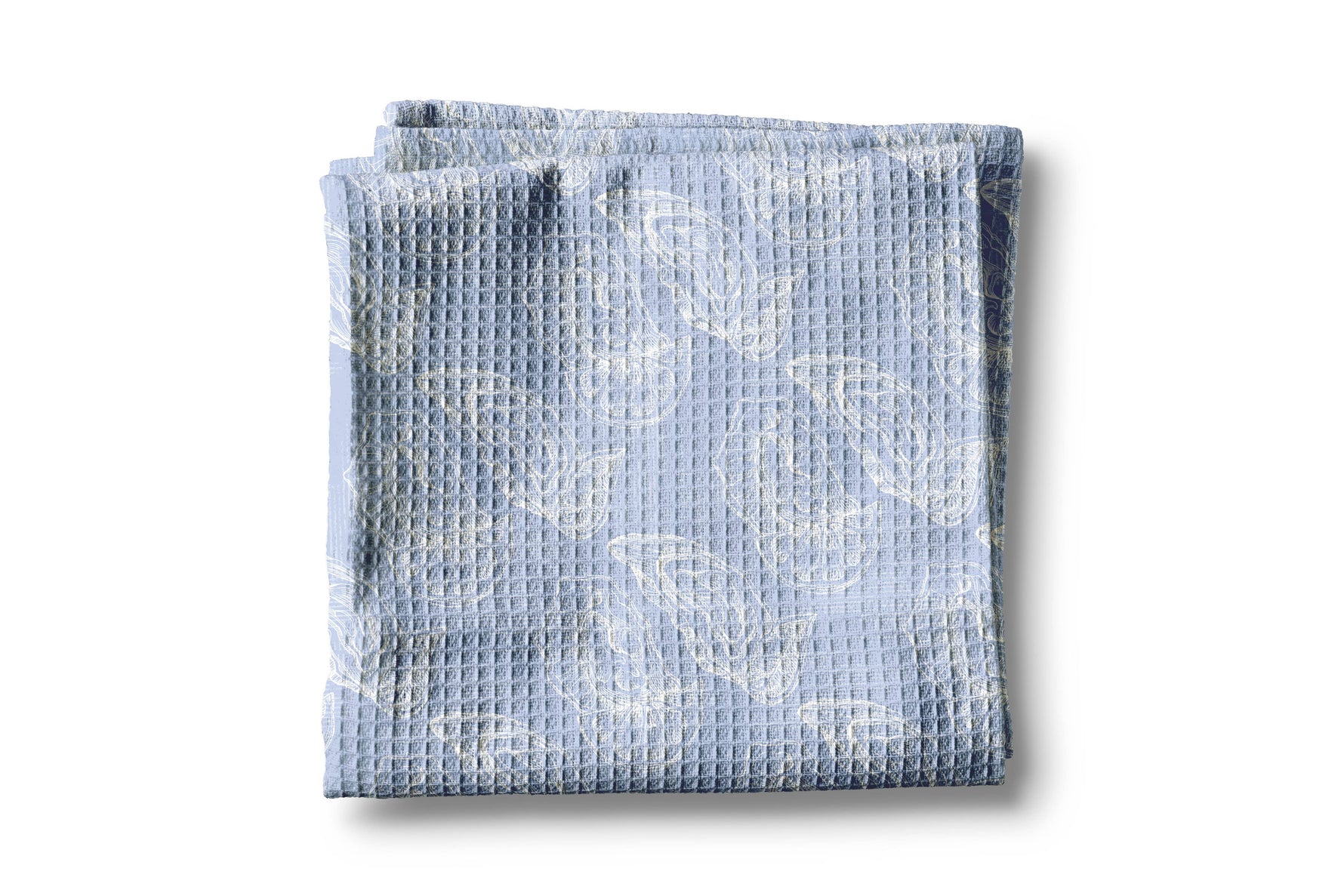 Oyster Shell Nautical Coastal Beach Ocean Kitchen Towel