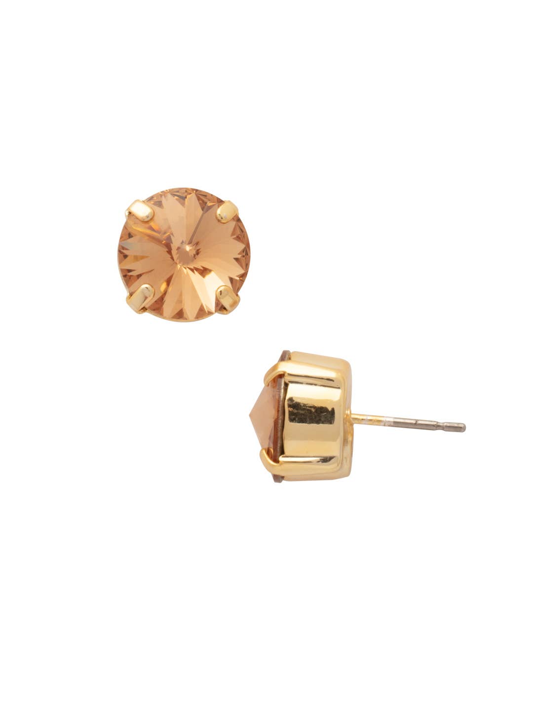 Sorrelli London Stud Earrings: Beige