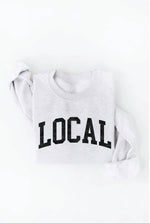 LOCAL graphic sweatshirt: TAN / M