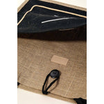 Hello Weekend Burlap Tote Bag