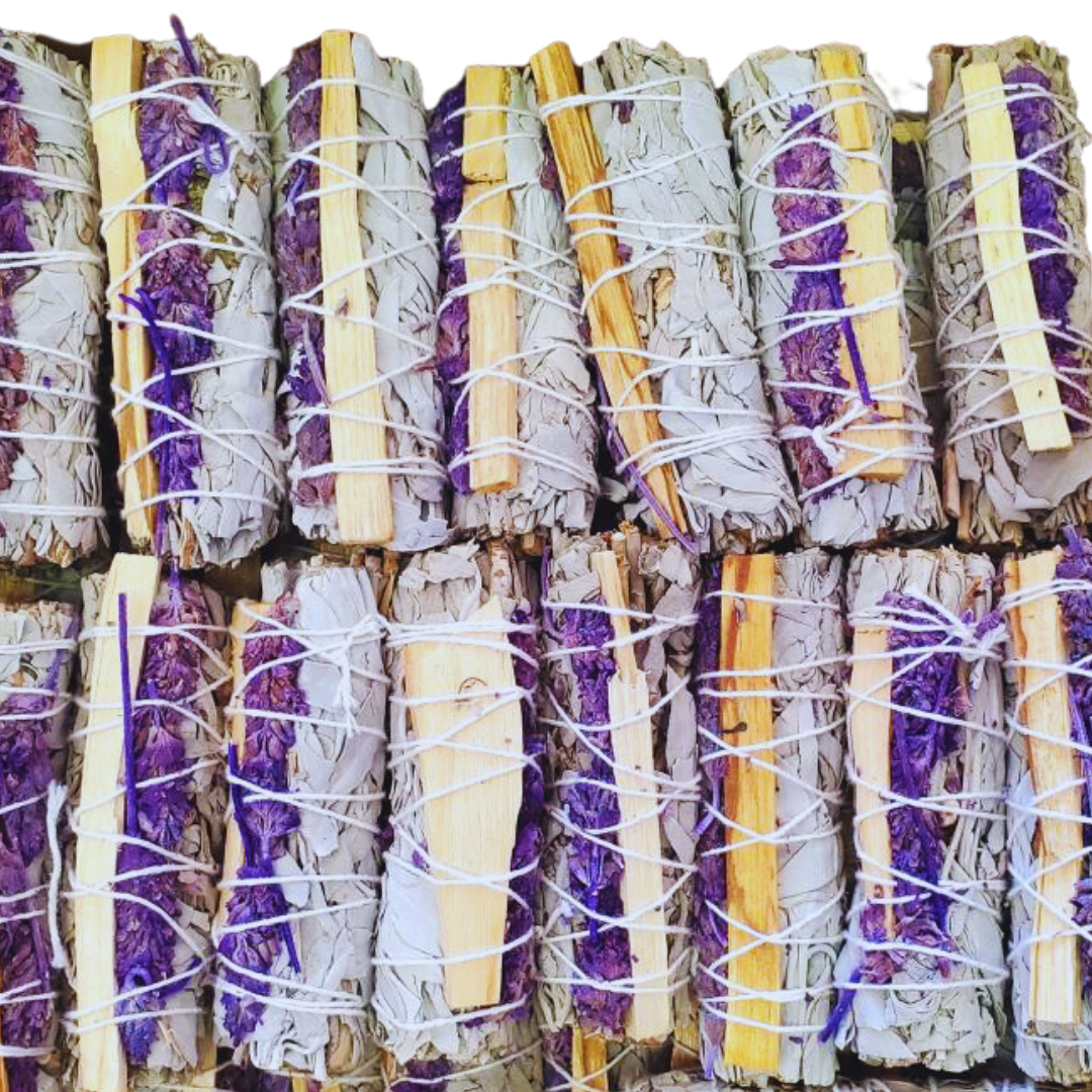 Lavender + Palo Santo Smudge Sticks | Relax + Vibe Yoga Sage