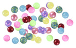 Assorted Mini Stress Balls - 5 Different Styles  - Doh, Glow