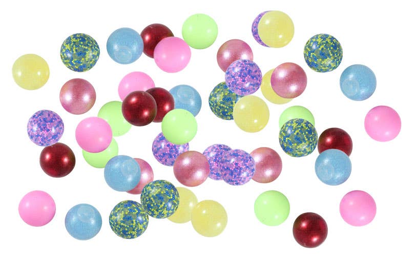 Assorted Mini Stress Balls - 5 Different Styles  - Doh, Glow