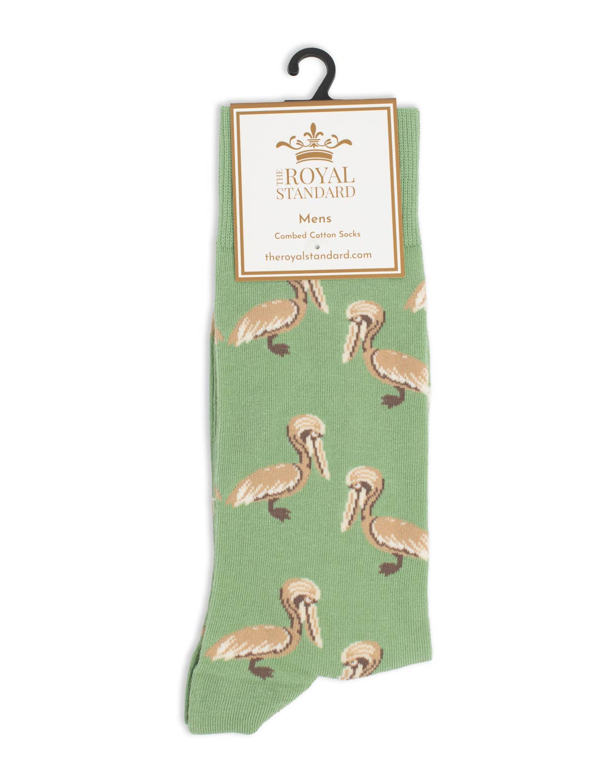 Men's Brown Pelican Socks   Green/Multi   One Size