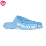 Country Club Visor: Light Blue With Crossed Paddles