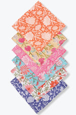 Floral Block Print Napkins, Set of 6