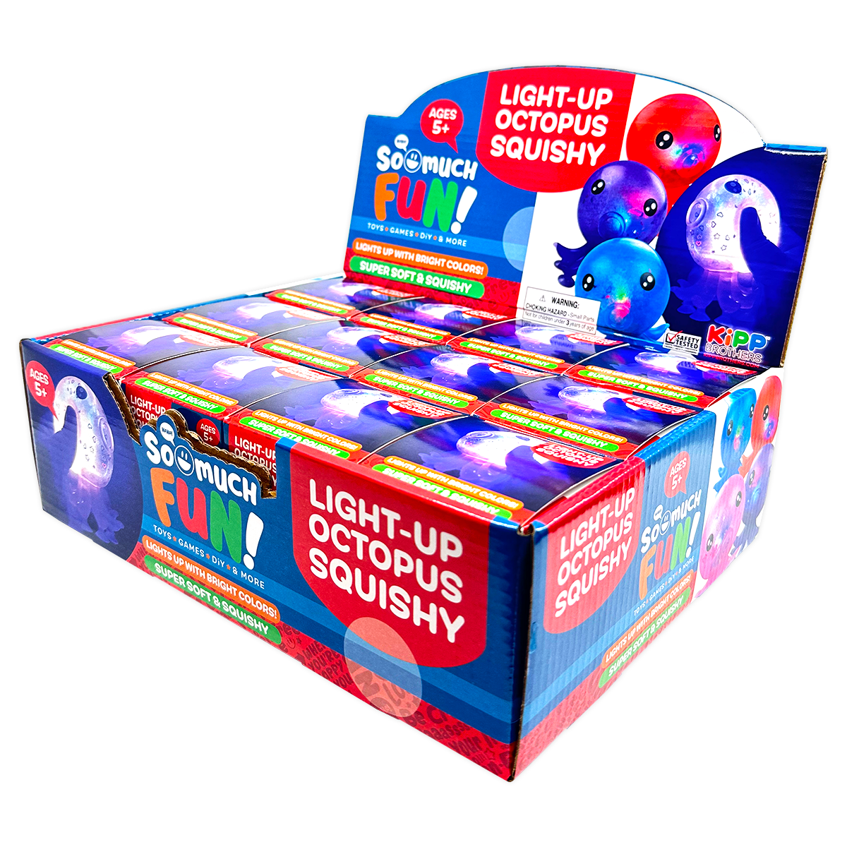 So Much Fun! Squishy Light Up Octopus