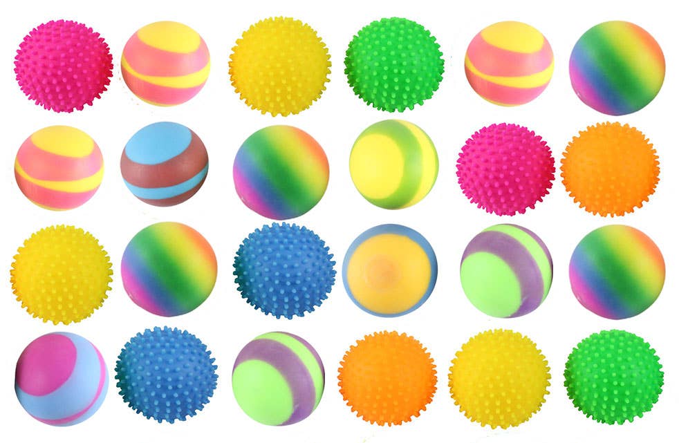 1 Assorted Mini Stress Balls - 5 Different Styles  - Doh OT