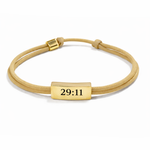 Sentiment Cord Bracelet-Jeremiah 29:11