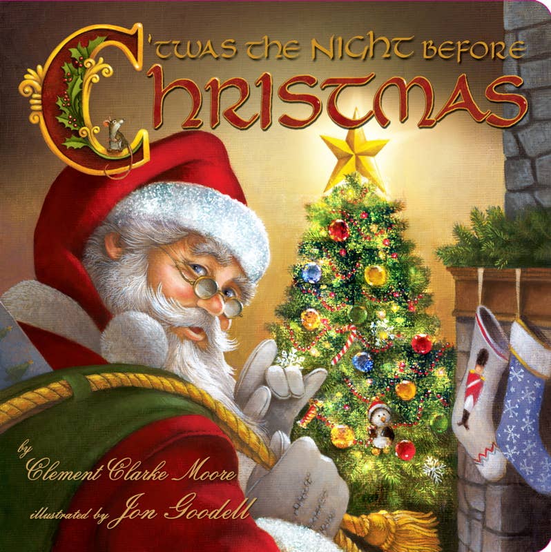 Twas The Night Before Christmas by Clement Clarke  Moore: Board Books; 26 pages / English