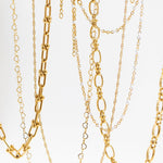 18K Gold PVD Statement Chain Necklace: Gold