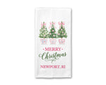 Fort Walton Beach, FL Chinoiserie Christmas Tree Towel