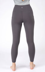 90 Degree by Reflex - Women's Side Pocket Ankle Leggings: RICH PINE