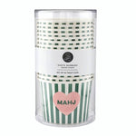 Paper Treat Cups - Mahj: Tube Packaging: 3.75" Dia x 6.75" H  ,   Paper Cup: 9 oz 2.75" H