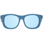Midnight Blue Polarized Kid Sunglasses with Mirrored Lens: Ages 3-5