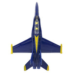 6.5" Diecast Pull Back F-18 Blue Angel