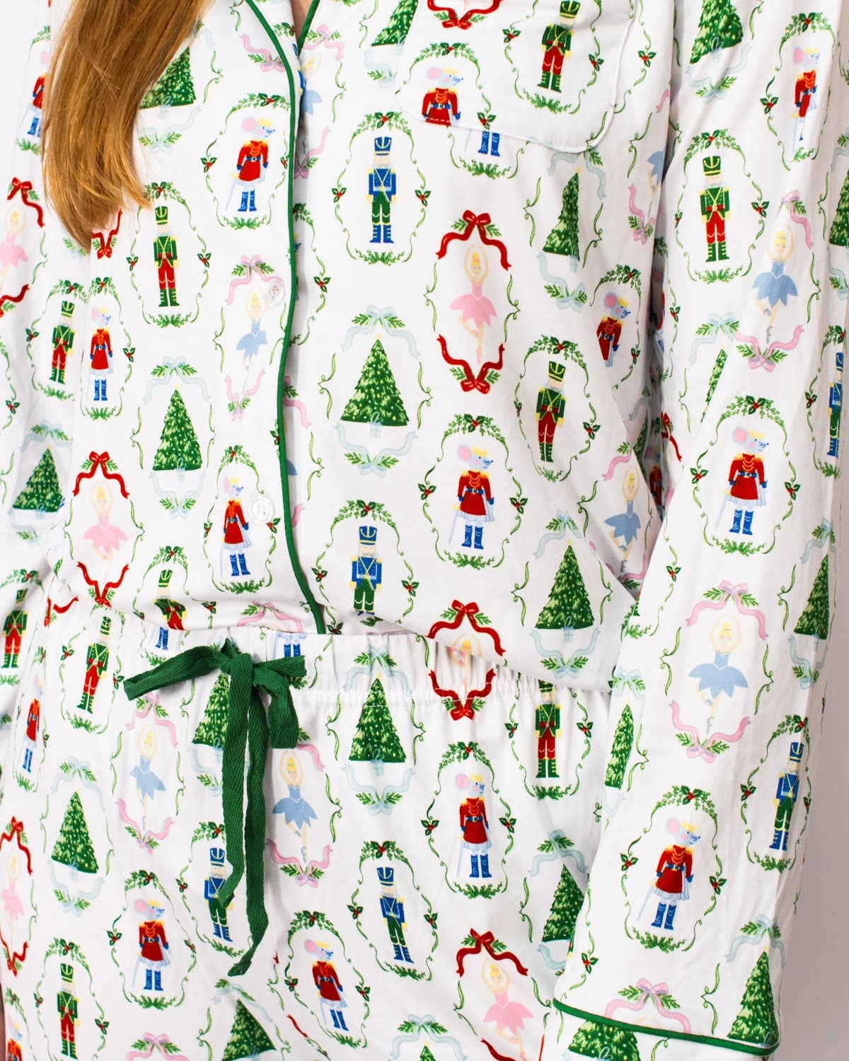Nutcracker Waltz Sleep Shorts   White/Multi   -Asst.: XSmall