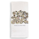 A Dozen Oysters with Location: Dishtowel / -